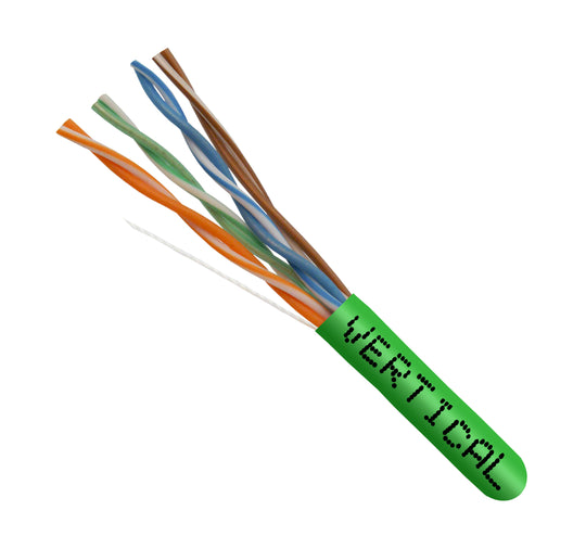 Vertical Cable 1000ft Solid Plenum Cat6 Cable - 23AWG 550MHz CMP