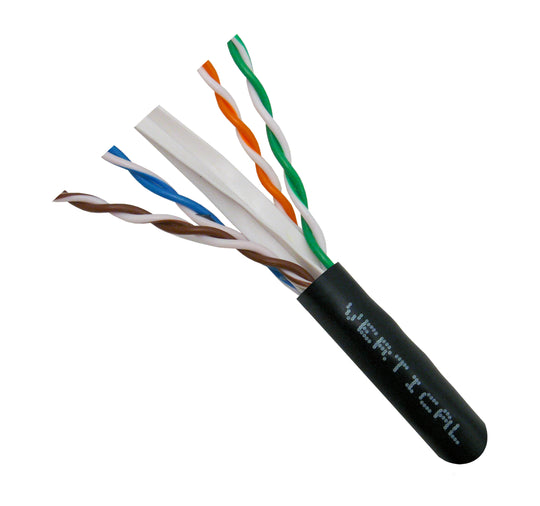 Vertical Cable 1000ft Solid Outdoor Cat6 Cable - 23AWG UTP UV Rated