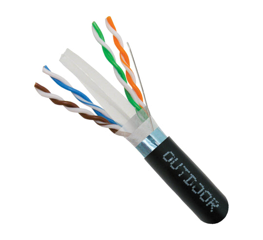 Vertical Cable 069-561/CMXT Cat6 F/UTP 1000ft Shielded Direct Burial (UV) Cable