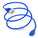 World Cord P-Lock C14 to C19 15A 250V 14/3 SJT Power Cord - Blue