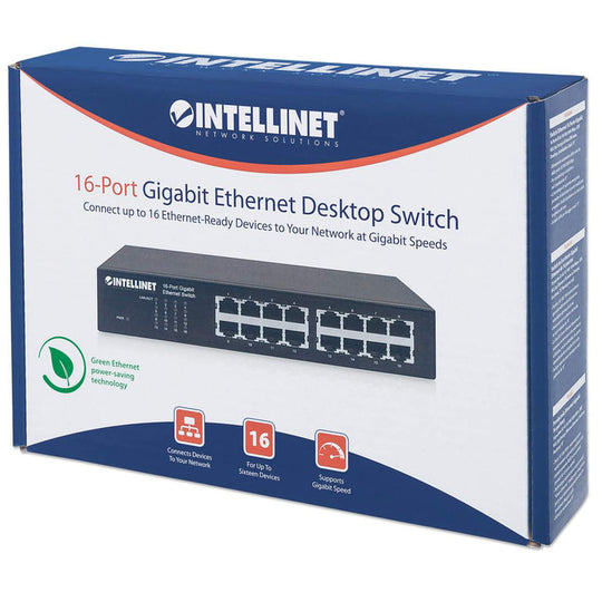 Intellinet 16-Port Gigabit Ethernet Switch, 561068