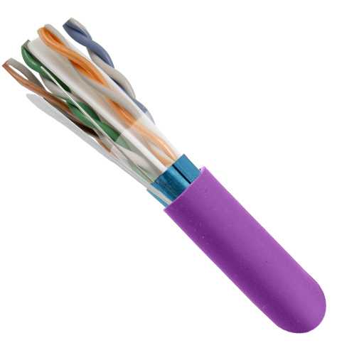 Vertical Cable CAT6, Shielded (F/UTP), 23AWG, Plenum (CMP), 1000ft Spool, UL Listed