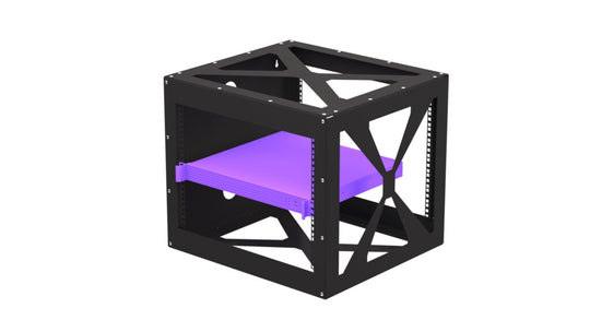 Kendall Howard Wall Mount Rack, Side Load - 8U