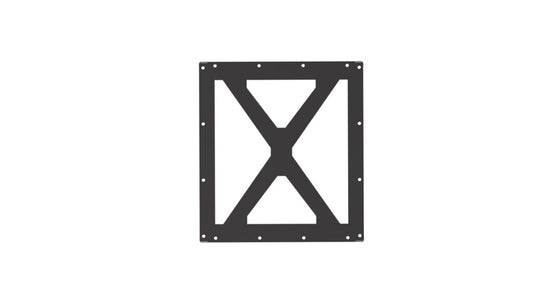 Kendall Howard Wall Mount Rack, Side Load - 8U