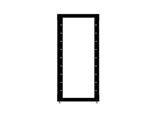 Kendall Howard 4 Post Knockdown Open Frame Rack - 41U
