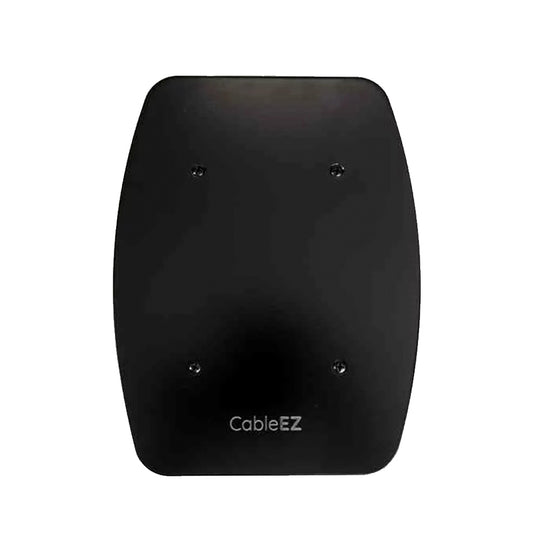 CableEz 1G Standard Box, 1G Faceplate, Black