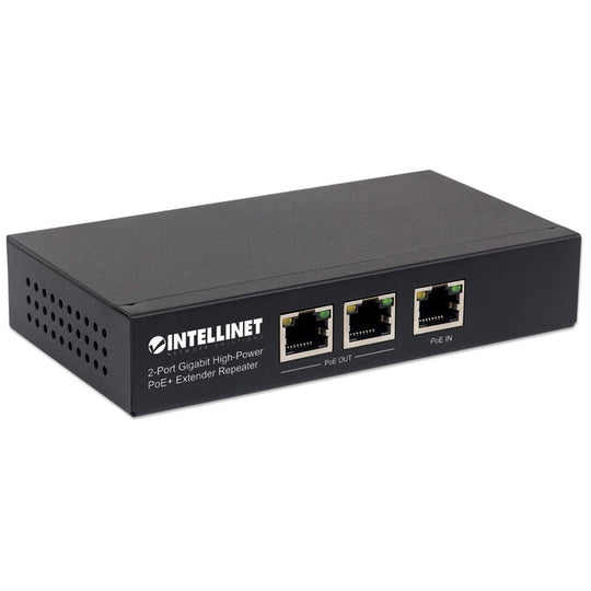 Intellinet 2-Port Gigabit High-Power PoE+ Extender Repeater, 561266