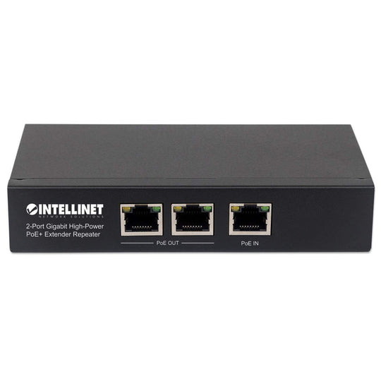 Intellinet 2-Port Gigabit High-Power PoE+ Extender Repeater, 561266