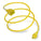 World Cord C20 C15 15A 250V 14/3 SJT 105c Power Cord - Yellow