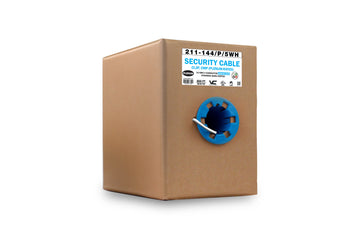 Vertical Cable 14/4 CL3P, CMP Plenum Rated, Unshielded, Stranded, Bare Copper Conductors - 500ft Pull Box