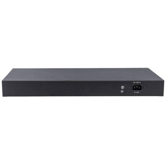 Intellinet 24-Port Gigabit Ethernet PoE+ Switch with 2 SFP Ports and LCD Screen, 561242