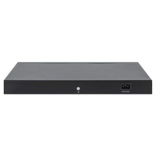 Intellinet 24-Port Gigabit Ethernet PoE+ Switch with Four 10G SFP+ Uplinks, 561761