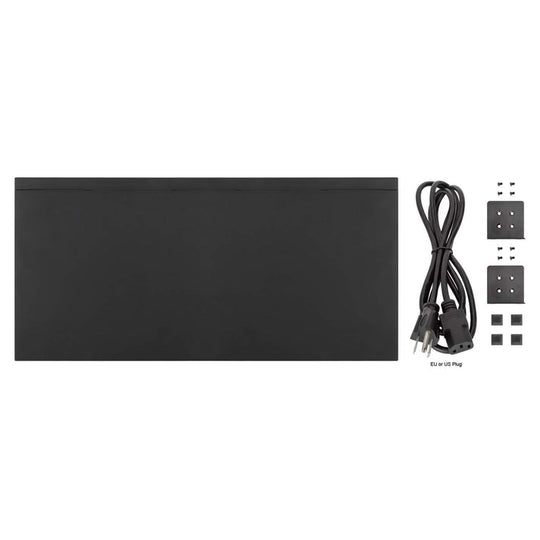 Intellinet 24-Port Gigabit Ethernet PoE+ Switch with Four 10G SFP+ Uplinks, 561761