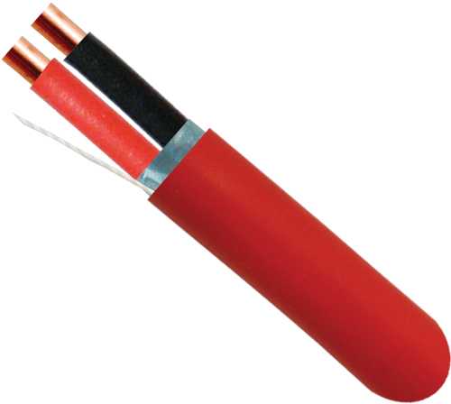 Vertical Cable Fire Alarm Cable, FPLR (Riser), 14/2 Shielded - 1000ft Spool