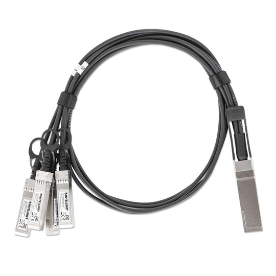 Intellinet 40G QSFP+ to 4 x 10G SFP+ Passive DAC Breakout Cable