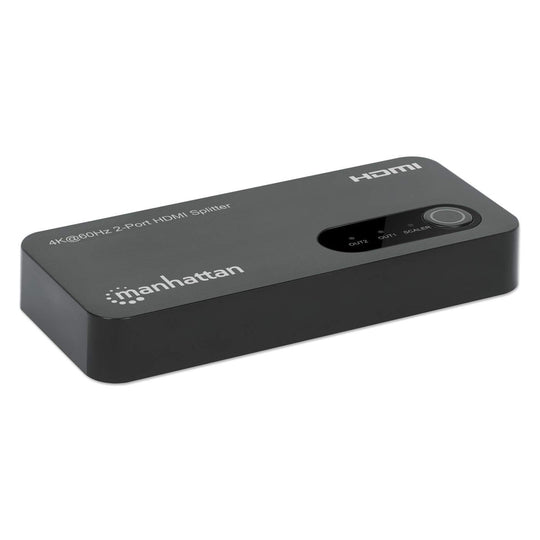 Manhattan 4K@60Hz 2-Port HDMI Splitter with Downscaling, 207614