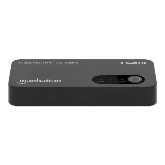 Manhattan 4K@60Hz 2-Port HDMI Splitter with Downscaling, 207614