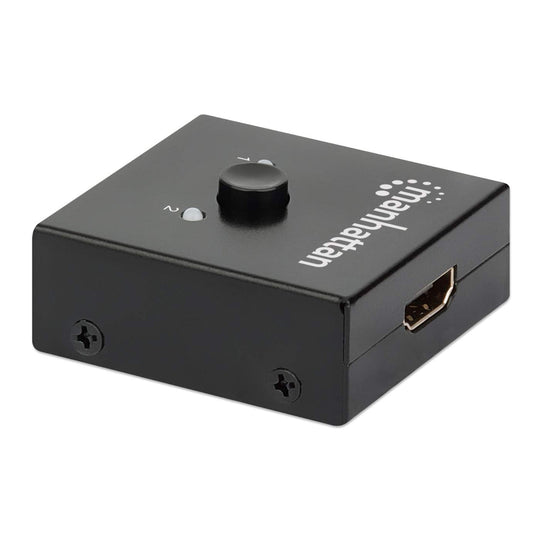 Manhattan 4K@60Hz Bi-Directional 2-Port HDMI Switch, 207850