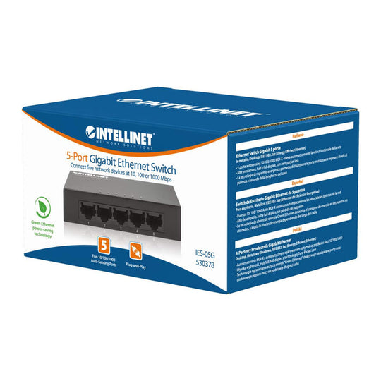 Intellinet 5-Port Gigabit Ethernet Switch, 530378