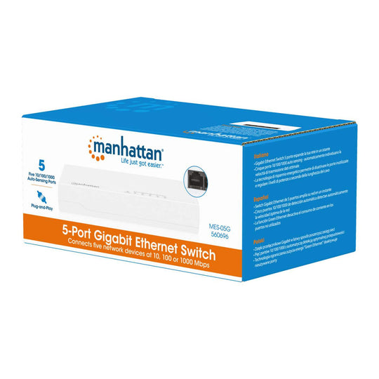 Manhattan 5-Port Gigabit Ethernet Switch, 560696