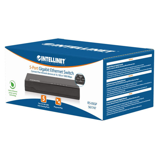 Intellinet 5-Port Gigabit Ethernet Switch, 561747
