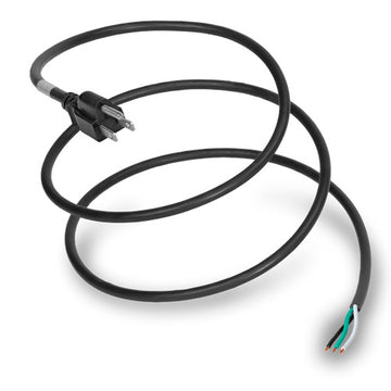 World Cord NACC Power Whip NEMA 5-15P to Open Ended 2