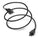 World Cord NEMA 5-15P to C5, SPT-2 Cordage, 10A, 125V 18/2 SPT-2 Power Cable - Black