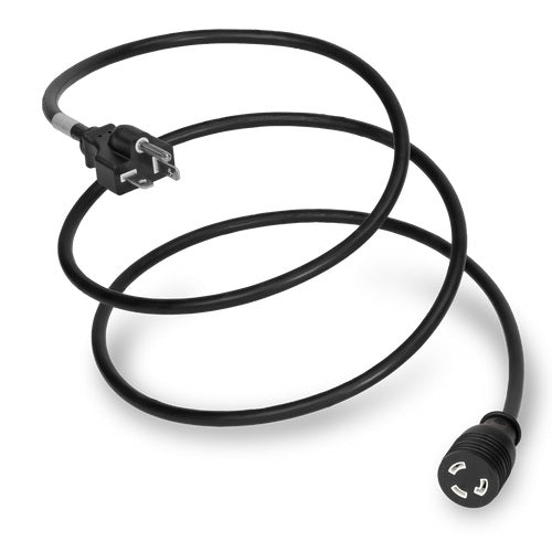 World Cord 5-20P to L5-30R 20A 125V 12/3 SJT Power Cord - Black