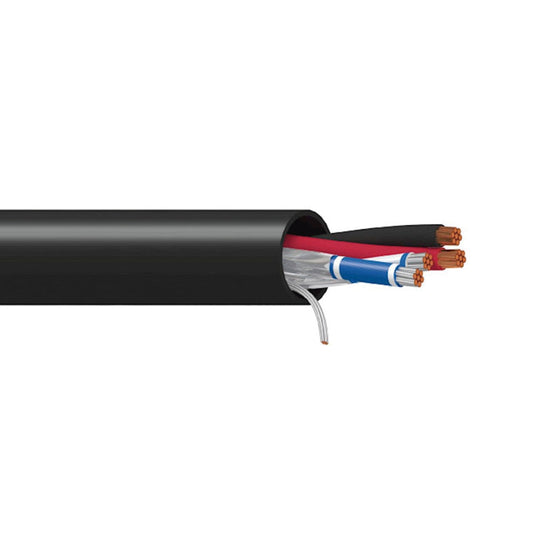 West Penn OSDP CBL1PR24 SHLD+18/2OSDPCMP Bulk Access Control Cable, Wood Spool
