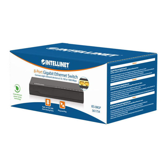 Intellinet 8-Port Gigabit Ethernet Switch, 561754