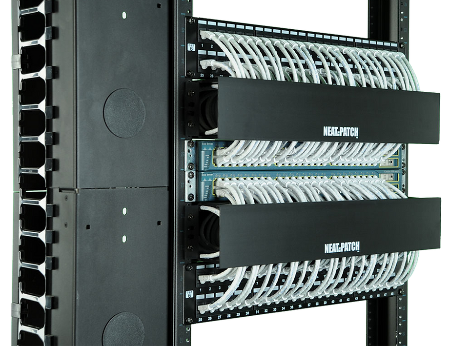 Neat-Patch NP2 Cable Management Bay With 24 Patch Cables – FireFold