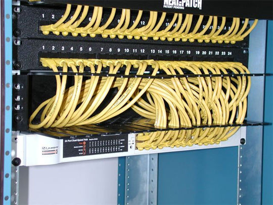 Neat-Patch NP2 Cable Management Bay With 24 Patch Cables