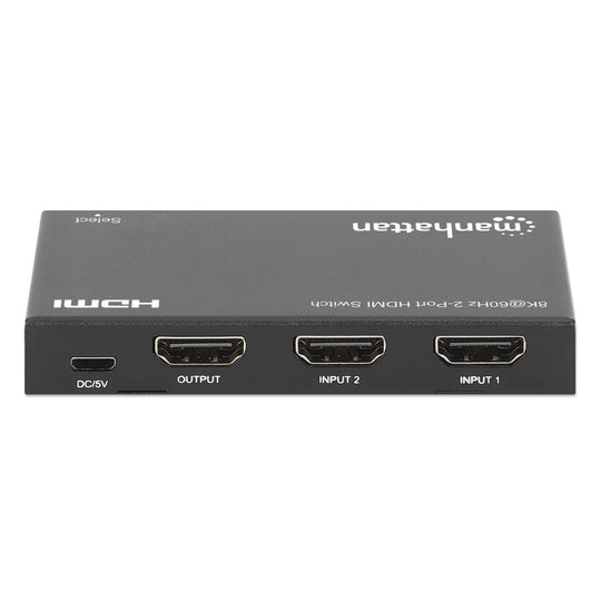 Manhattan 8K@60Hz 2-Port HDMI Switch, 207942