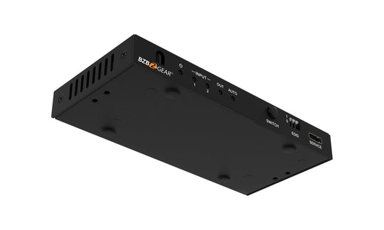 BZBGEAR 8K UHD HDMI 2.1 Switcher with Audio De-embedder (8K60, 4K120Hz 4:4:4 10bit VRR, FVA, ALLM support) - 2x1