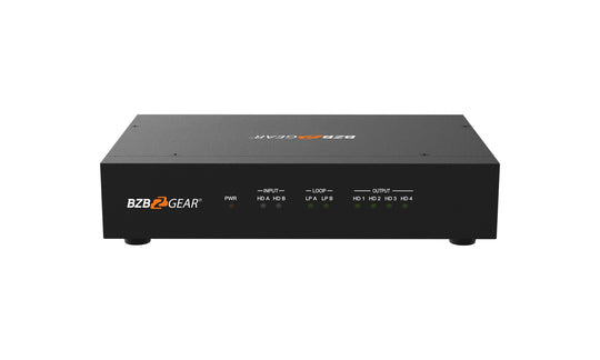 BZBGEAR 4K UHD HDMI Video Wall Processor/Switcher with IP/Audio/RS-232 for up to 4 Tvs