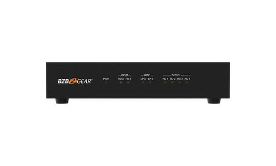 BZBGEAR 4K UHD HDMI Video Wall Processor/Switcher with IP/Audio/RS-232 for up to 4 Tvs