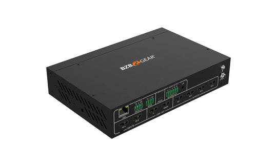 BZBGEAR 4K UHD HDMI Video Wall Processor/Switcher with IP/Audio/RS-232 for up to 4 Tvs