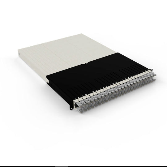 Patchbox ONE 30RU Cat.6a - 24-Port Patch Panel w/ Retractable Cable Management System for 19” Racks (1.8m / 30RU)