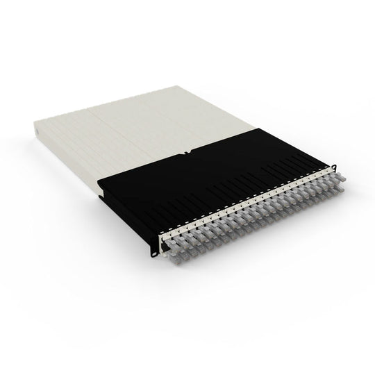 Patchbox ONE 30RU Cat.6a - 24-Port Patch Panel w/ Retractable Cable Management System for 19” Racks (1.8m / 30RU)