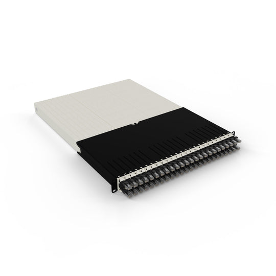 Patchbox ONE 30RU Cat.6a - 24-Port Patch Panel w/ Retractable Cable Management System for 19” Racks (1.8m / 30RU)