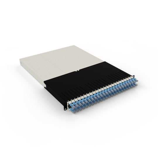 Patchbox ONE 30RU Cat.6a - 24-Port Patch Panel w/ Retractable Cable Management System for 19” Racks (1.8m / 30RU)