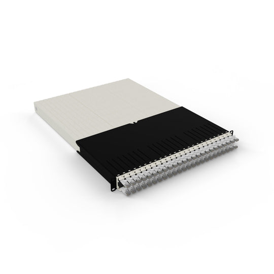 Patchbox ONE 30RU Cat.6a - 24-Port Patch Panel w/ Retractable Cable Management System for 19” Racks (1.8m / 30RU)