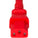 World Cord C14 to C13 10A 250V 18/3 SVT Power Cord - Red