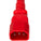 World Cord C14 to C13 10A 250V 18/3 SVT Power Cord - Red
