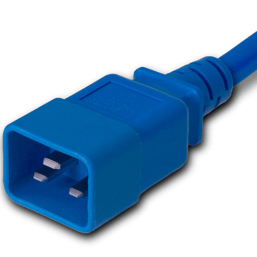 Anderson Saf-D-Grid C20 to SDG400 20A 250V 12/3 SJT Power Cord - Blue