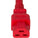 World Cord C20 to C21 20A 250V 12/3 SJT Power Cord - Red