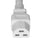 World Cord C20 to C21 20A 250V 12/3 SJT Power Cord - White