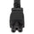 World Cord NEMA 5-15P to C5, SPT-2 Cordage, 10A, 125V 18/2 SPT-2 Power Cable - Black