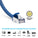 Cat8 S/FTP Ethernet Network Cable, 28AWG - Blue