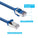 Cat8 S/FTP Ethernet Network Cable, 28AWG - Blue
